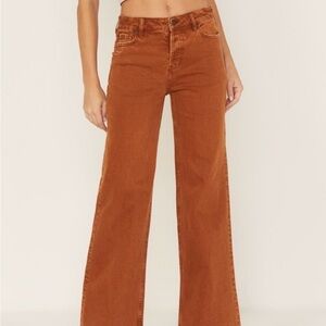 Cleo + Wolf High Rise Wide Leg Jeans